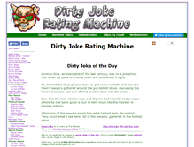 Tablet Screenshot of dirty-joke-rating-machine.com